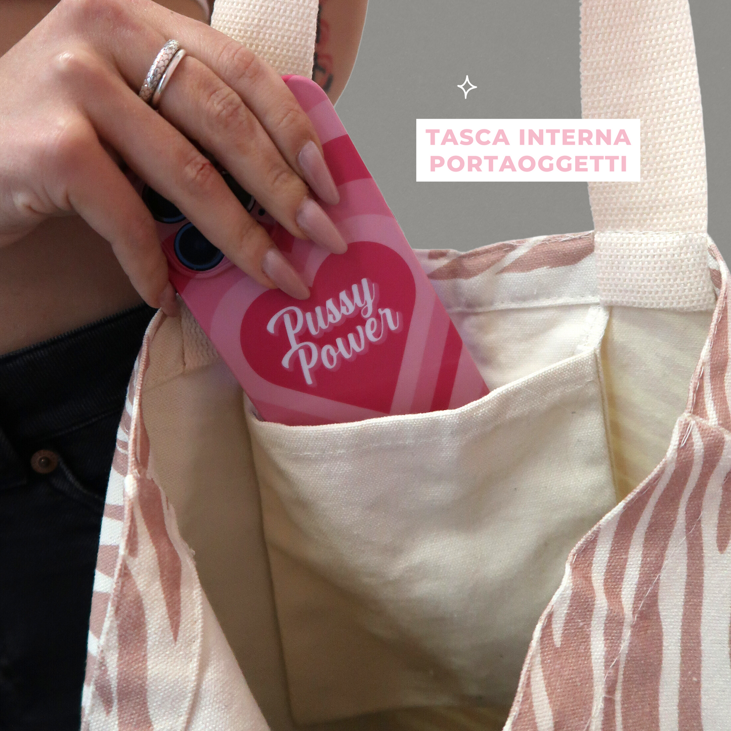 Tote Bag - Zebra College SMALL