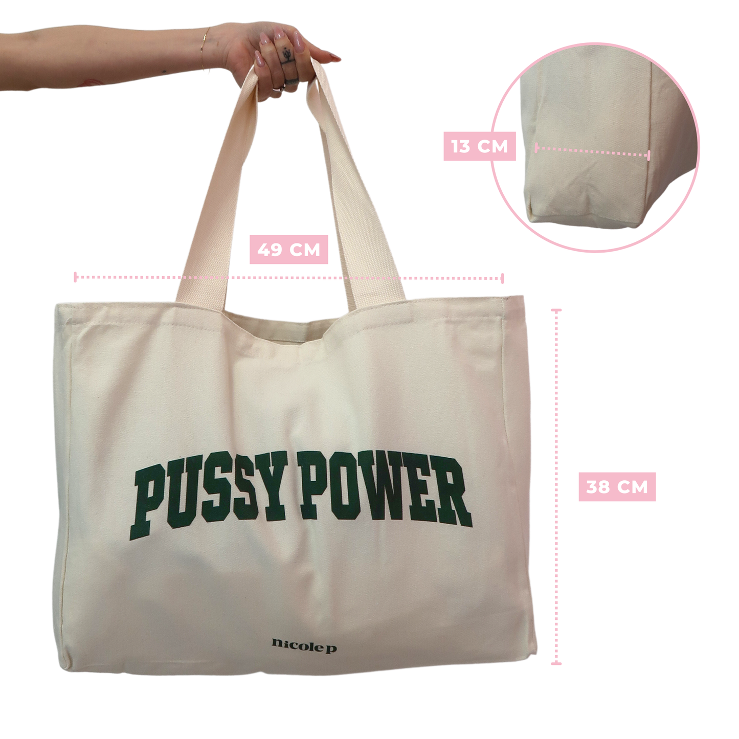 Tote Bag - Green College BIG