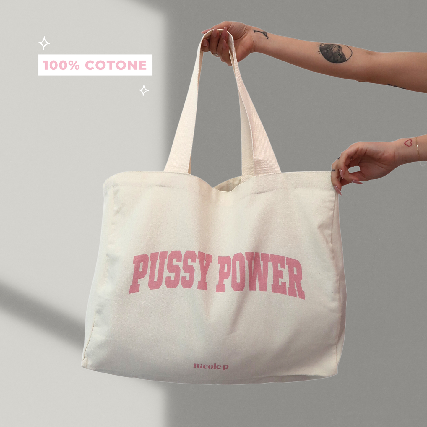 Tote Bag - Pink College BIG