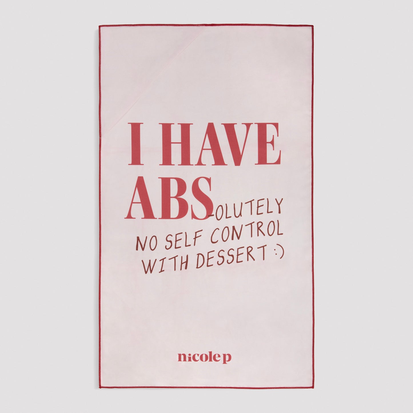 Gym Towel - Cherry