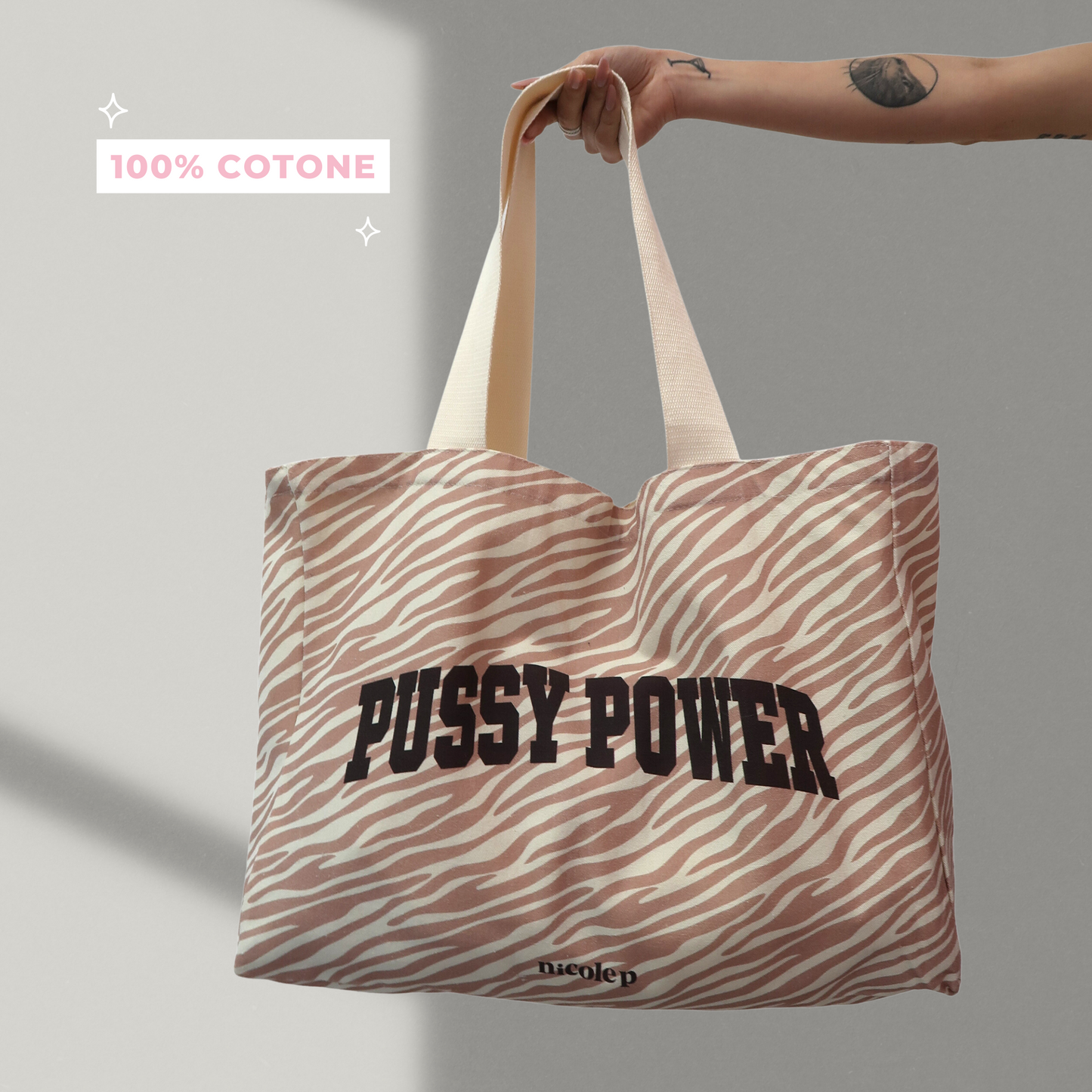 Tote Bag - Zebra College BIG
