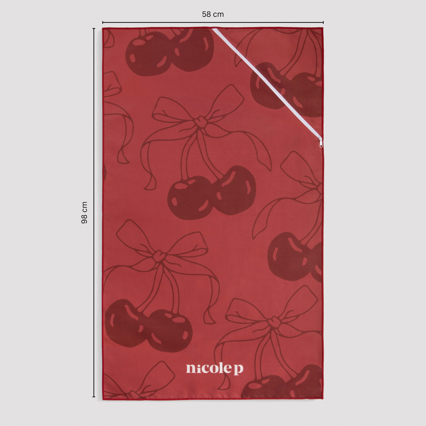 Gym Towel - Cherry