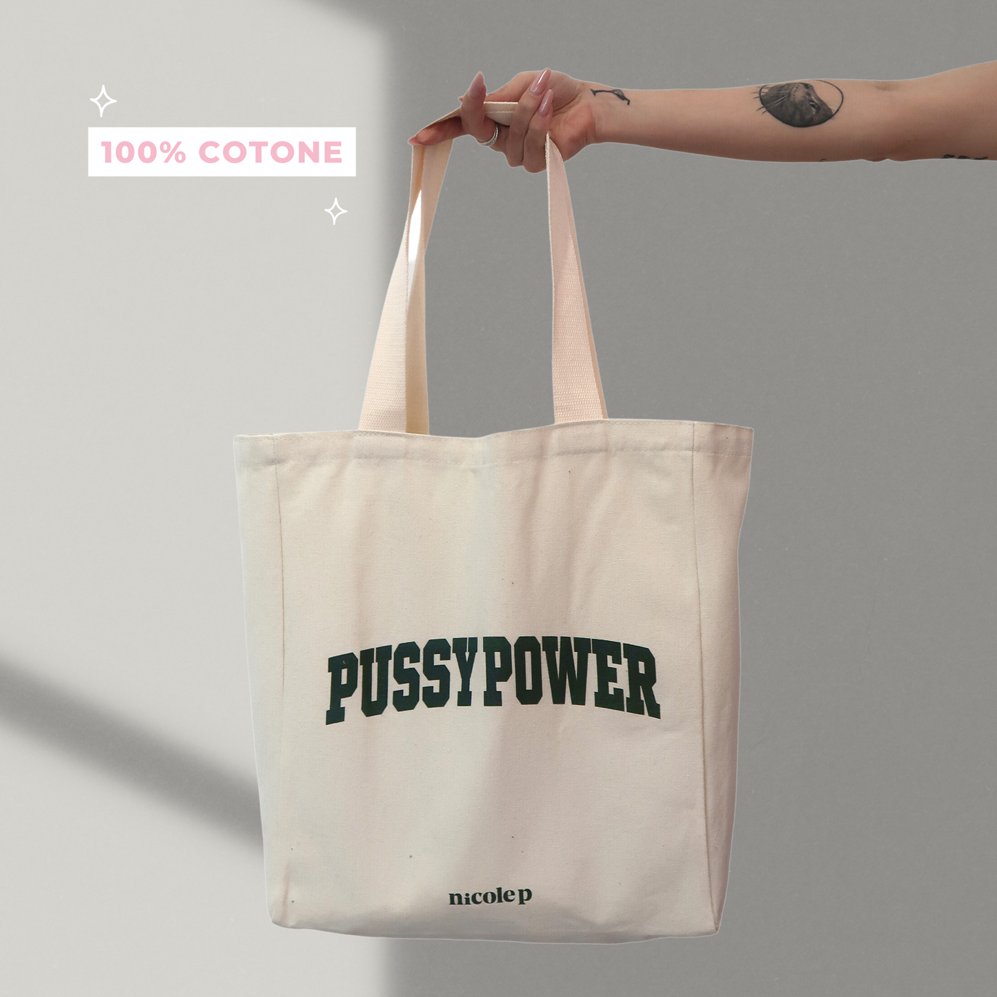 Tote Bag - Green College SMALL