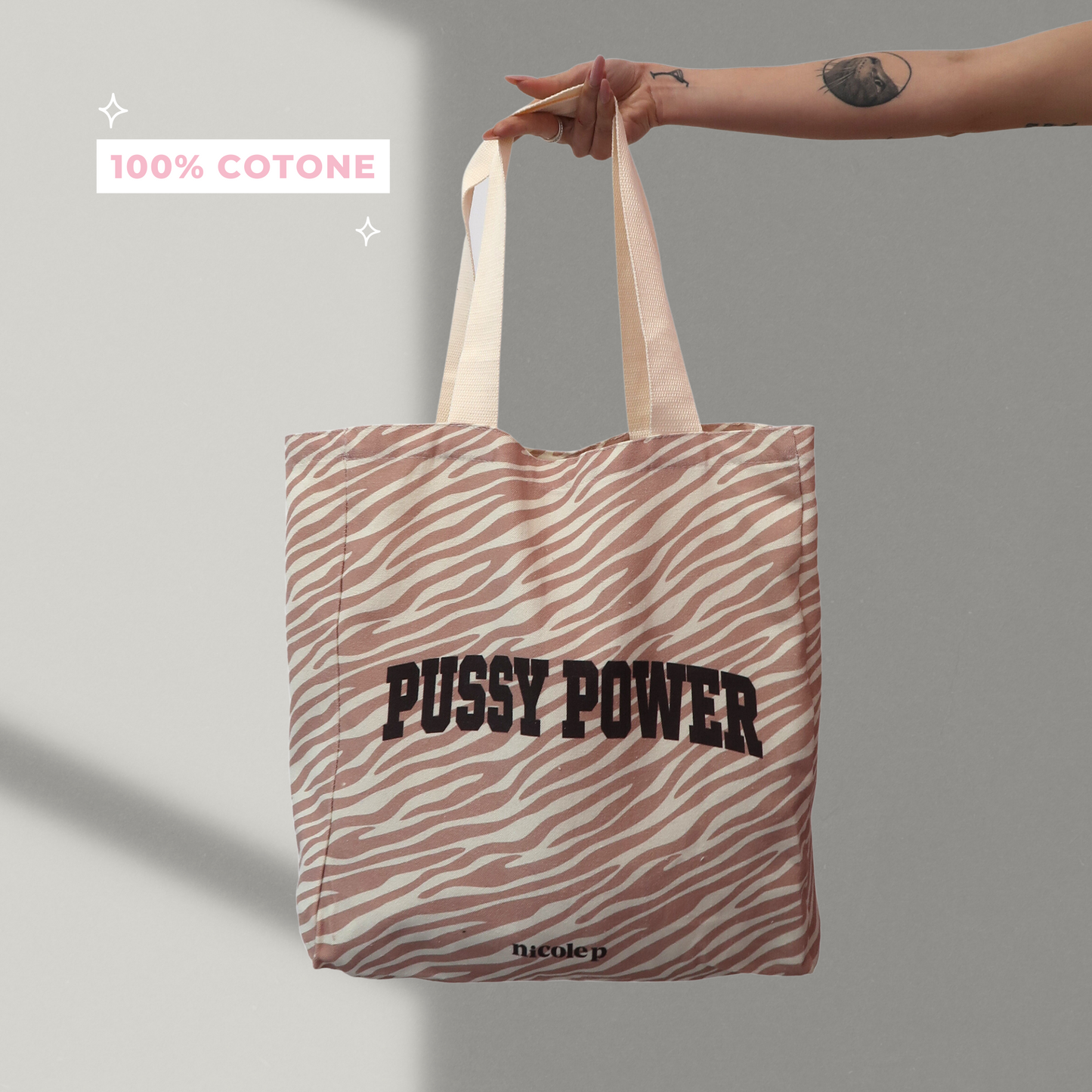 Tote Bag - Zebra College SMALL