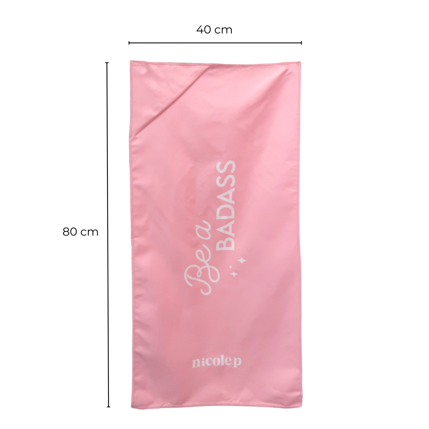 Badass Pink gym towel