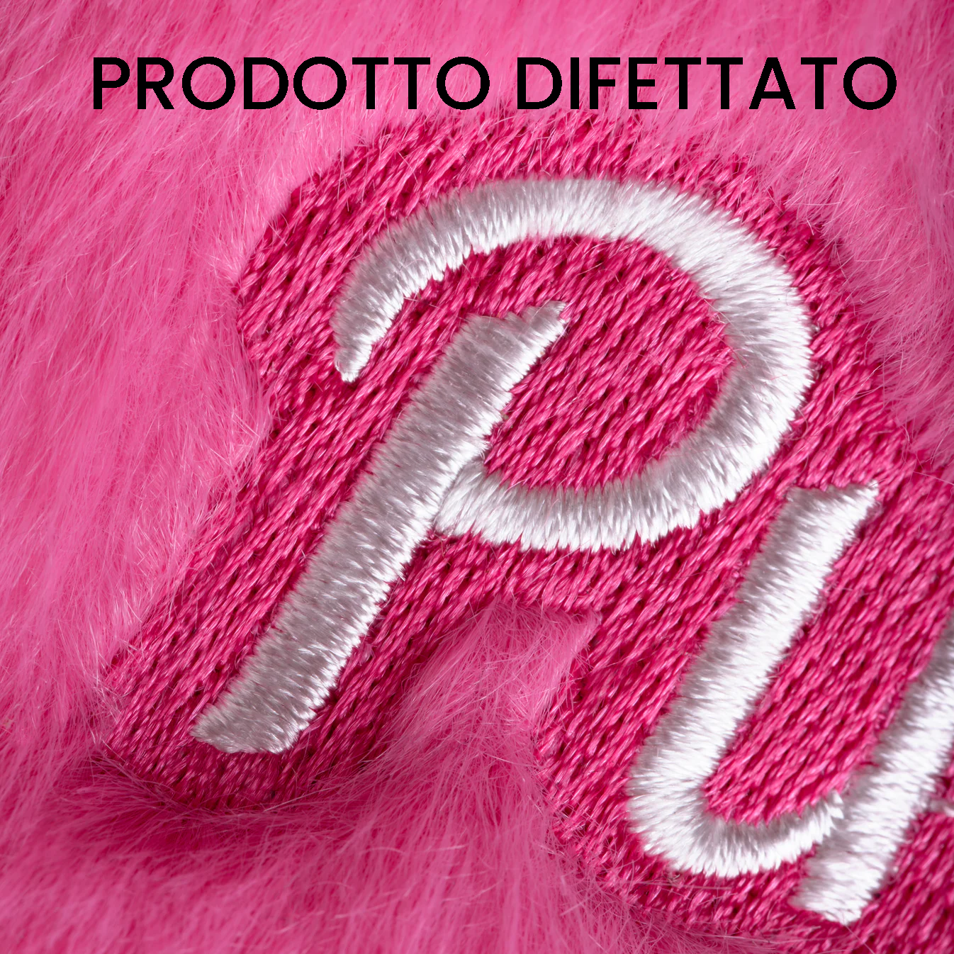 FLUFFY SLIPPERS PINK - DIFETTATE
