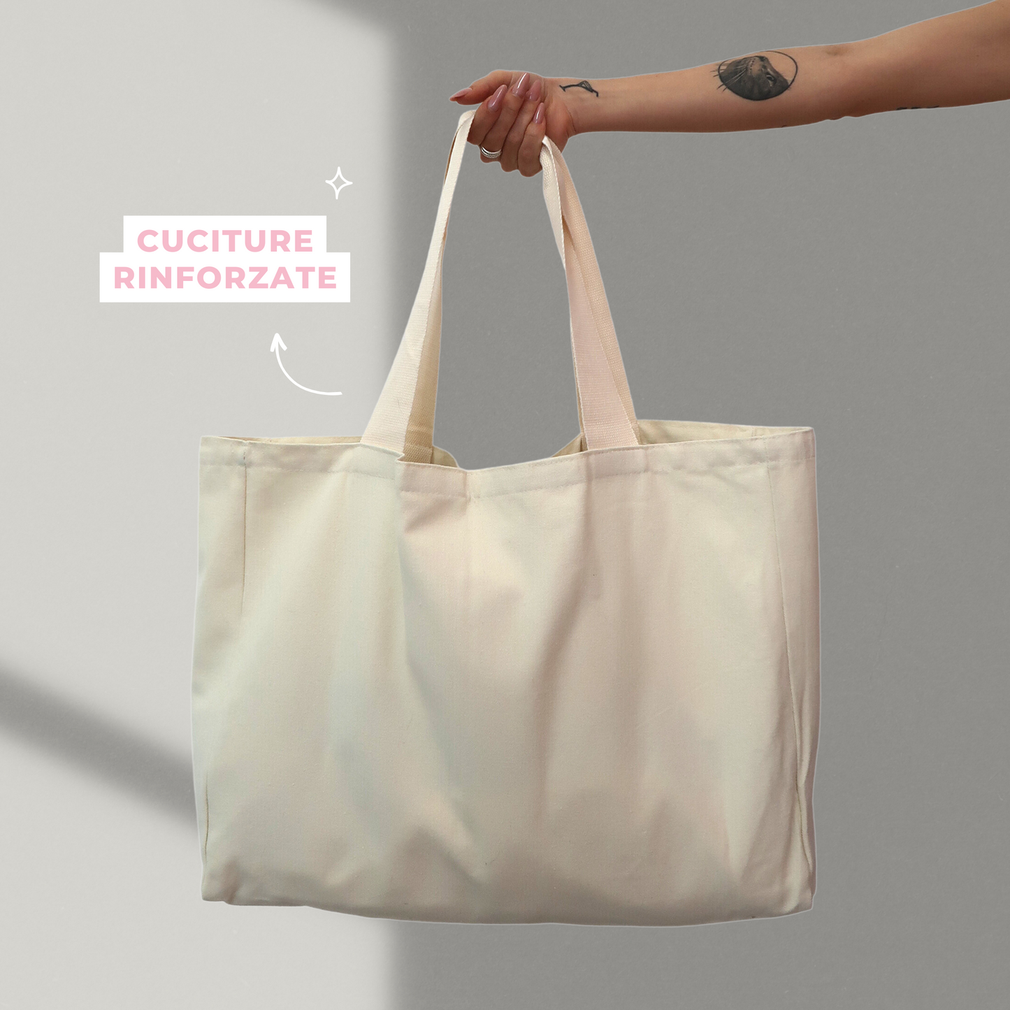 Tote Bag - Pink College BIG