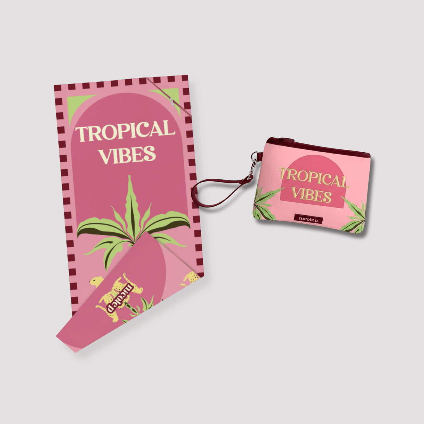 Telo Mare & Pochette Set - Tropical
