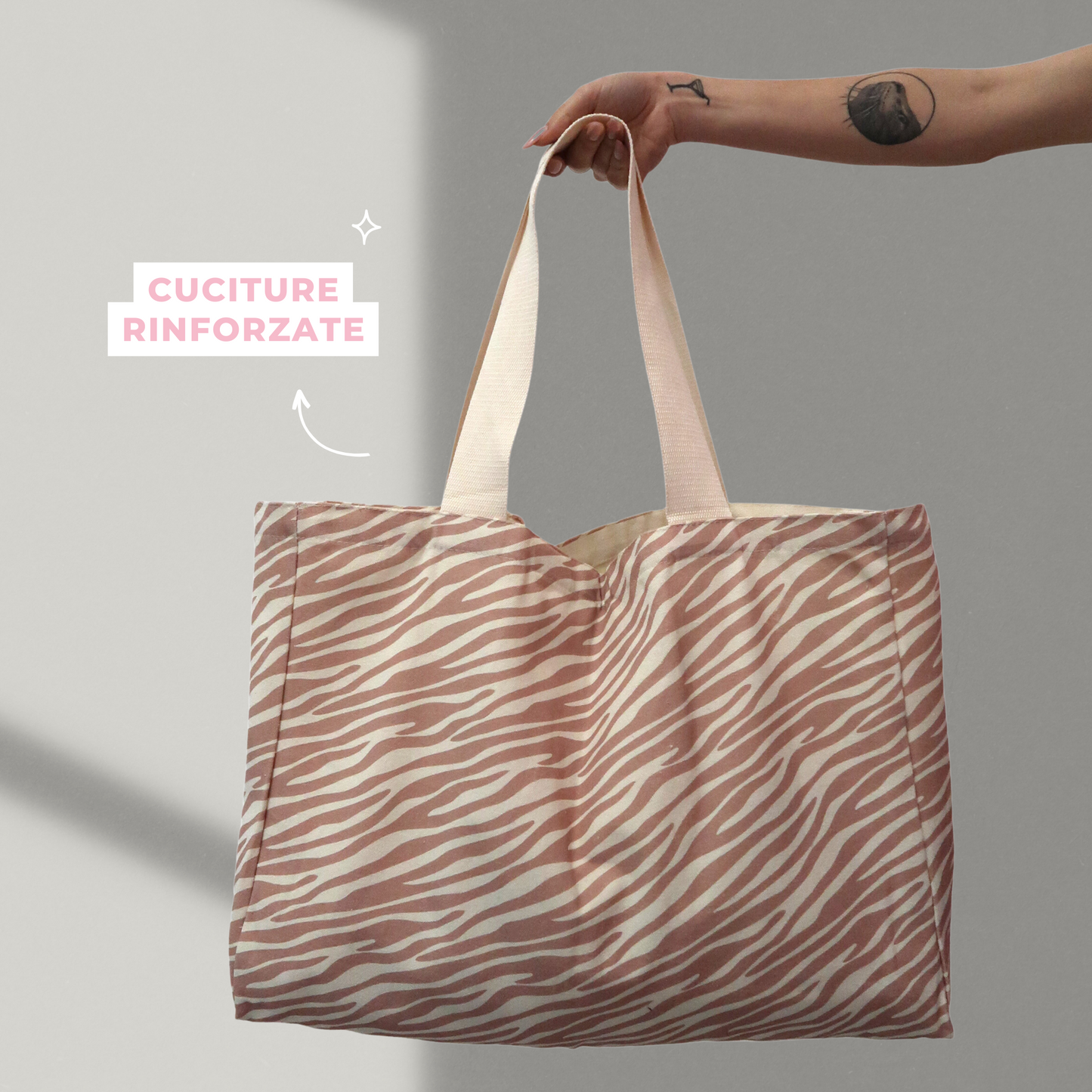 Tote Bag - Zebra College BIG