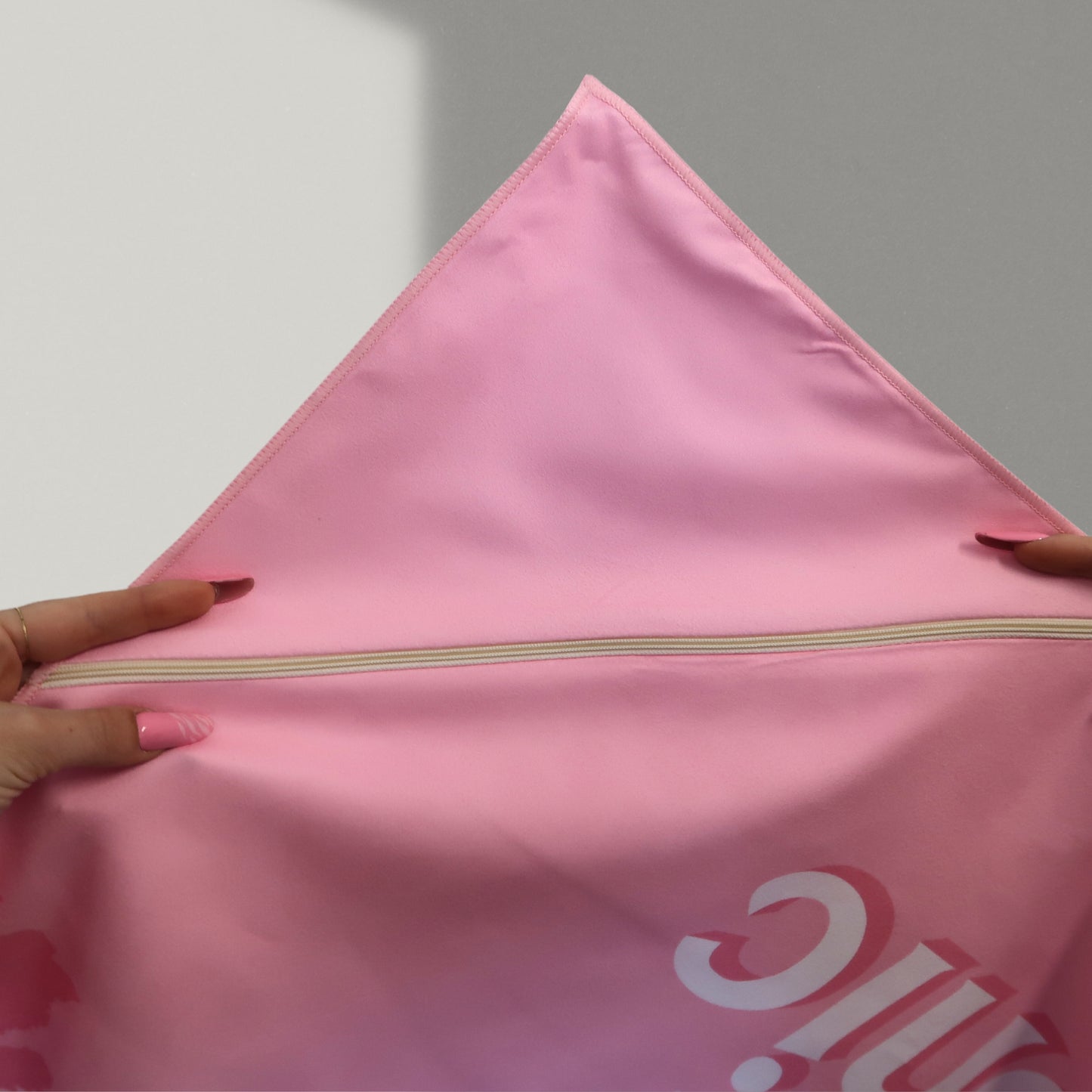 Iconic Pink gym towel