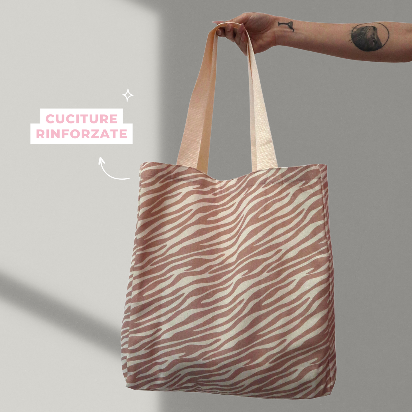 Tote Bag - Zebra College SMALL