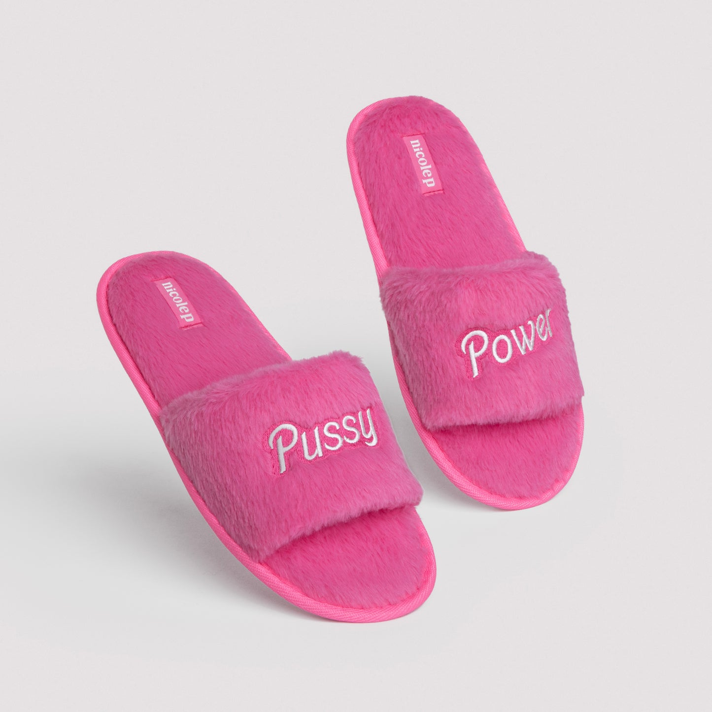 Fluffy Slippers - Pink NEW