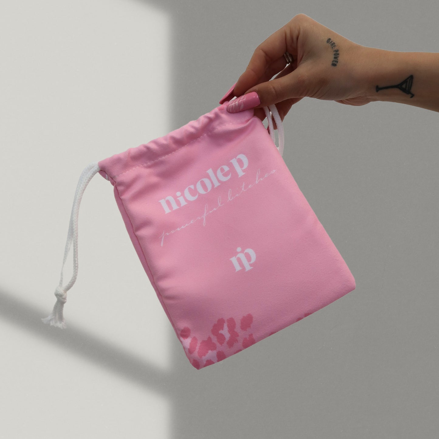 Iconic Pink gym towel
