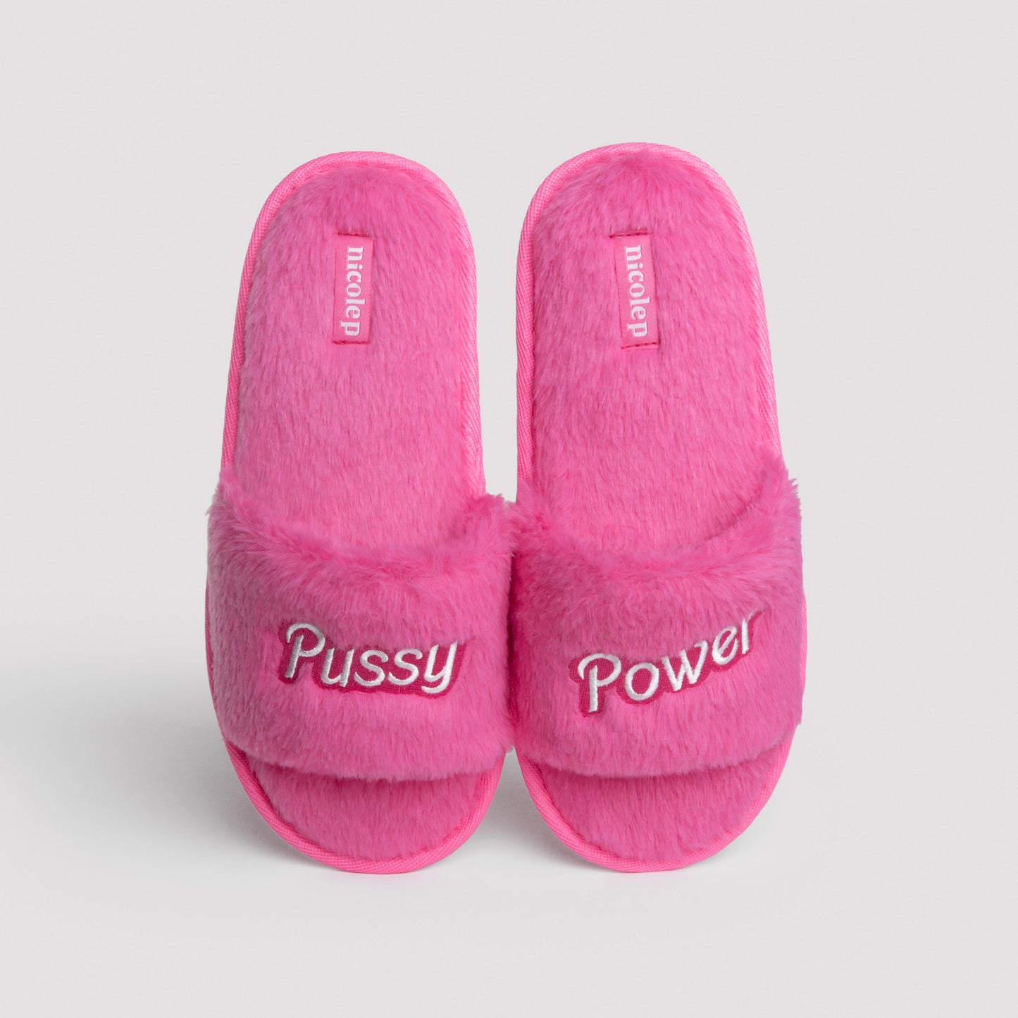 Fluffy Slippers - Pink NEW
