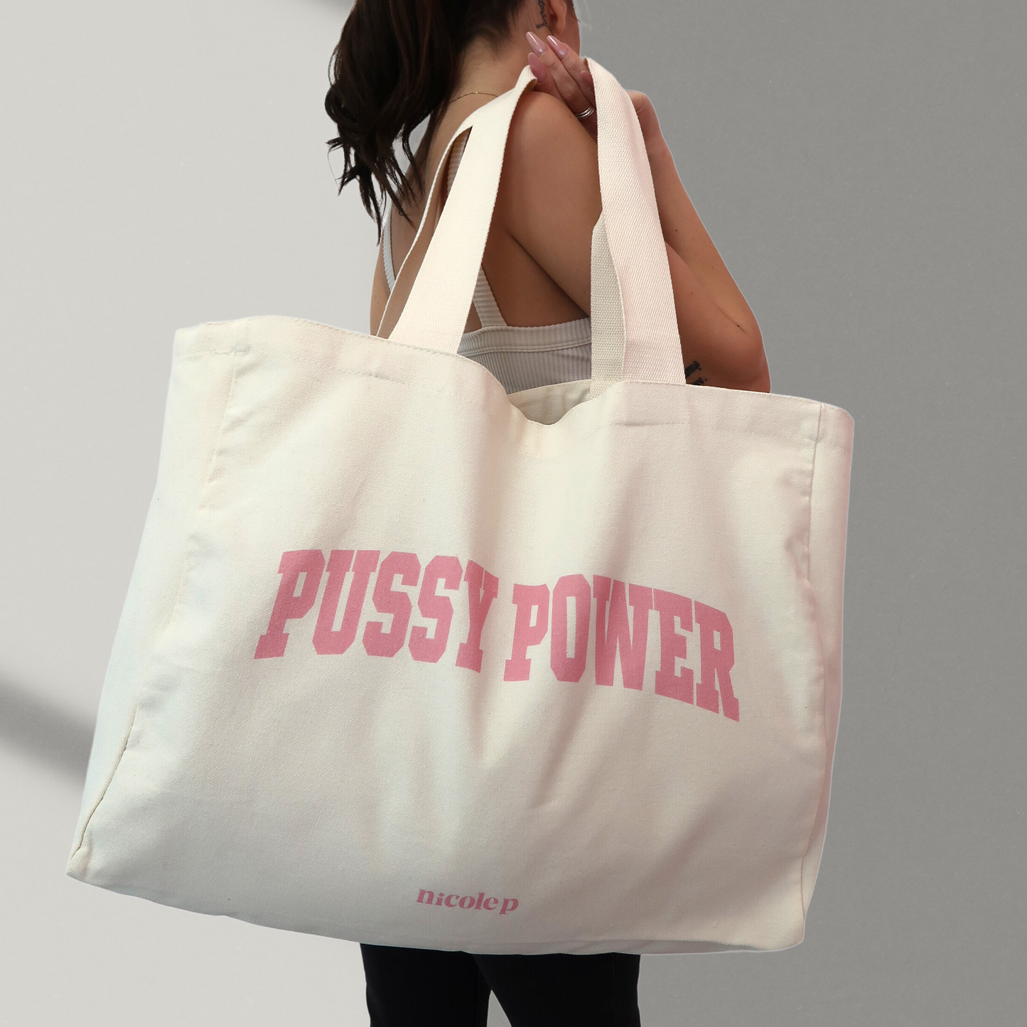 Tote Bag - Pink College BIG