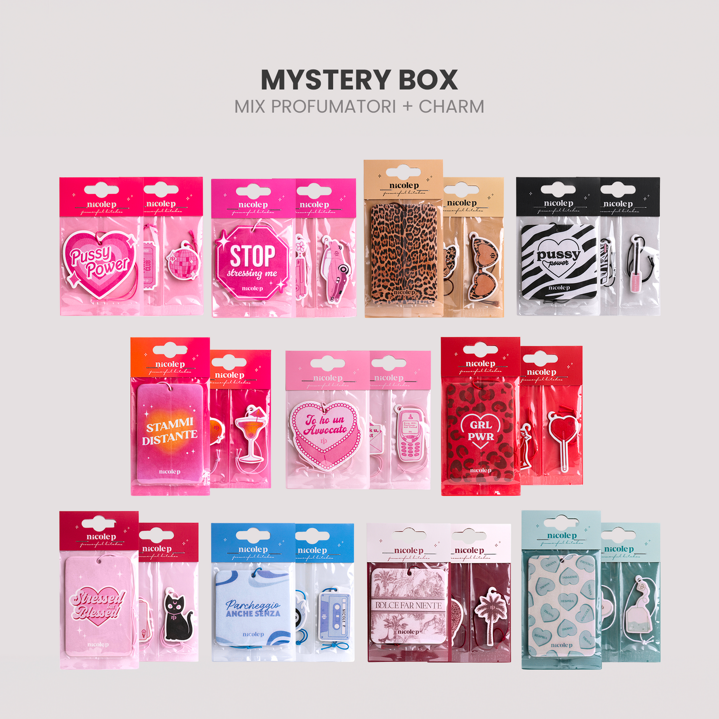 Profumatori Auto - Mystery Box 10 Pezzi