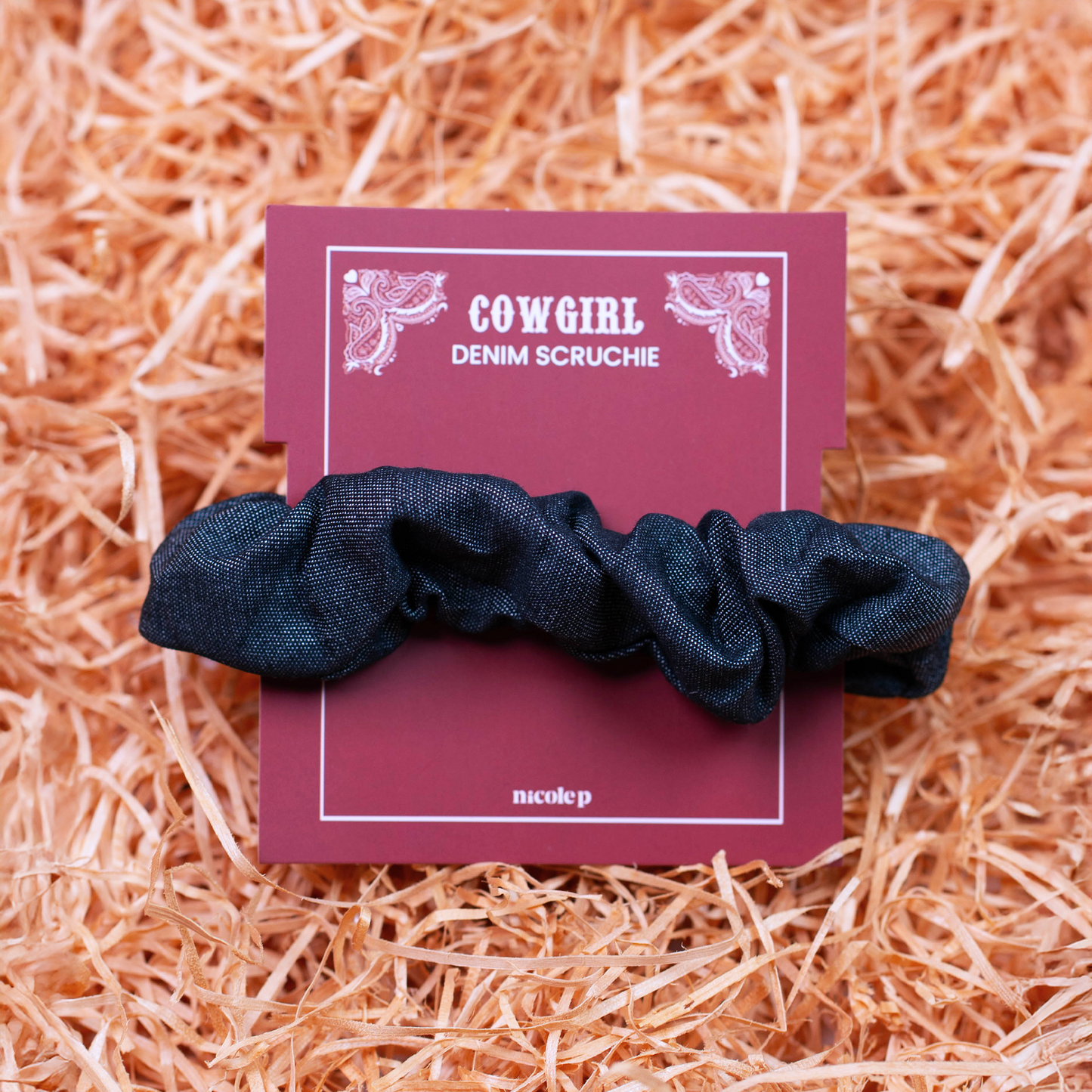 Country Scrunchie - Black
