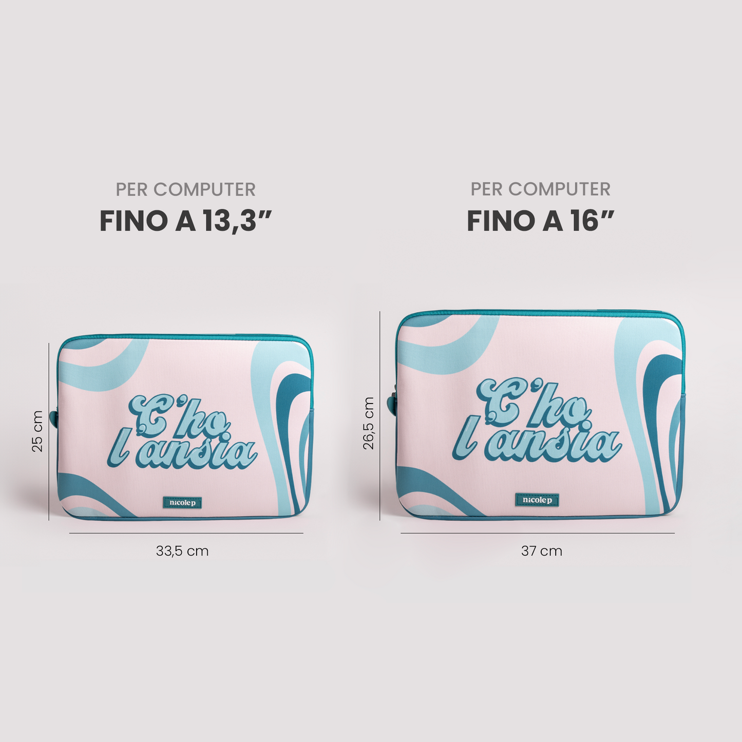 Custodia Laptop - C'ho l'ansia