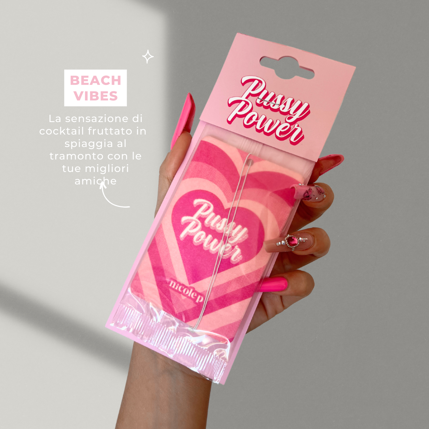 Pink Heart - Beach Vibes