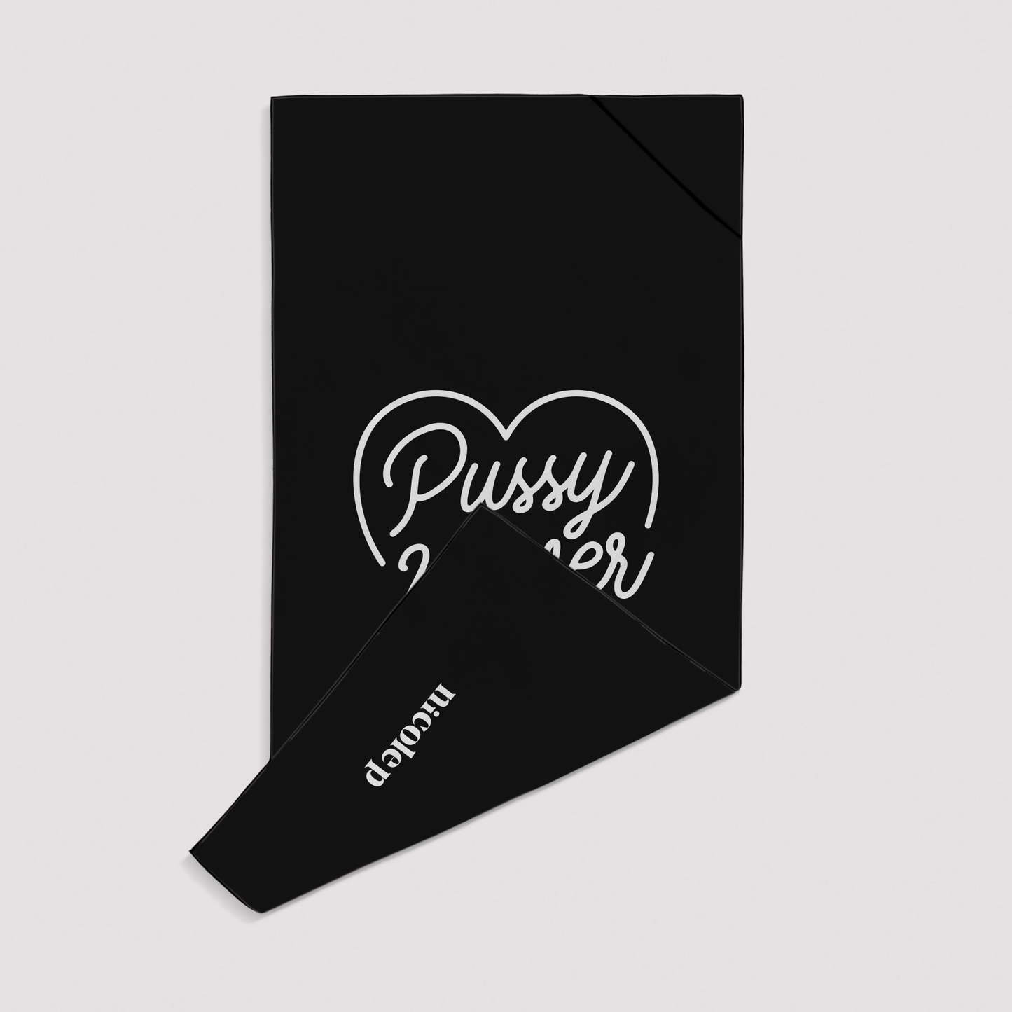Beach Towel - Black Heart