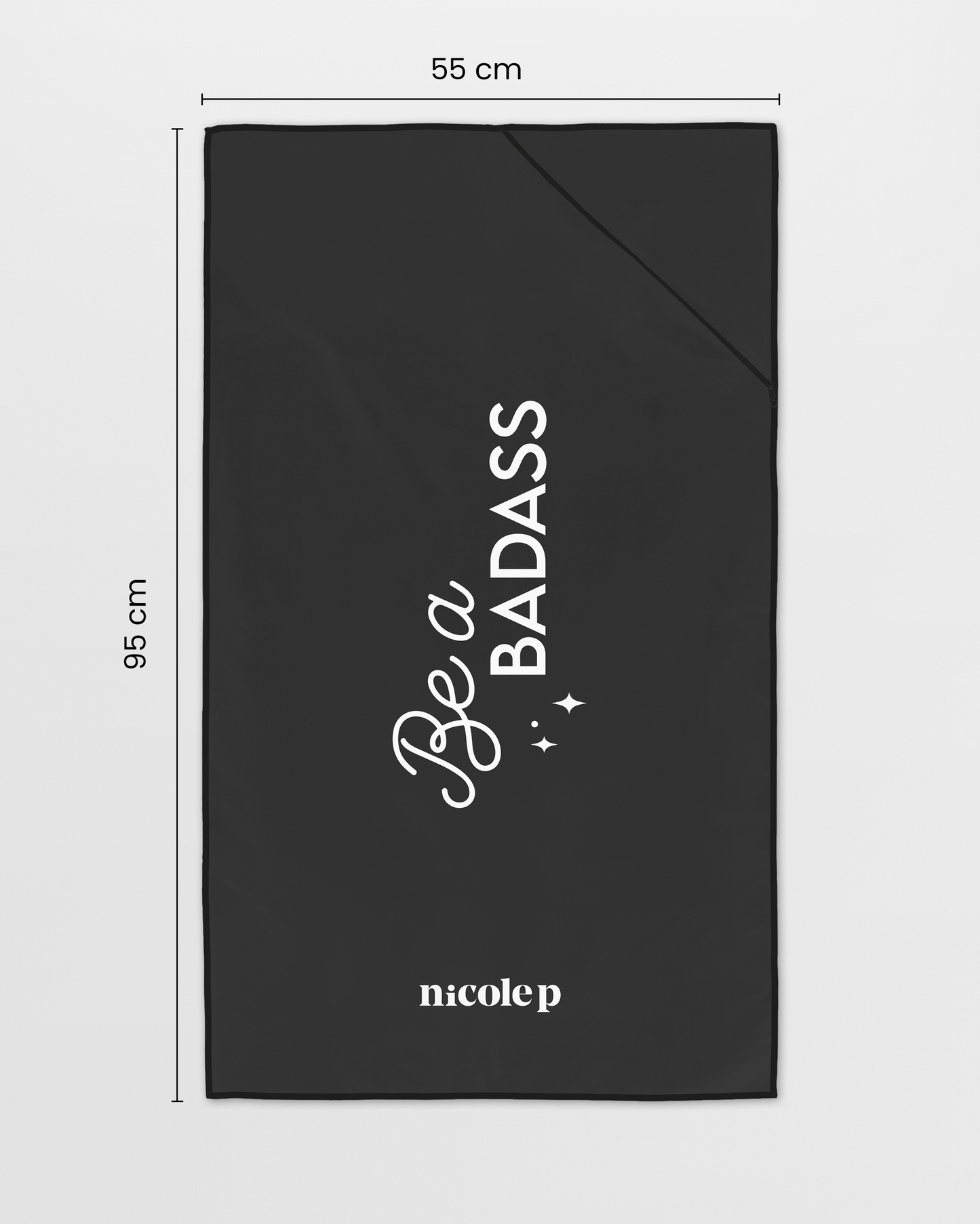 Gym Towel - Badass Black