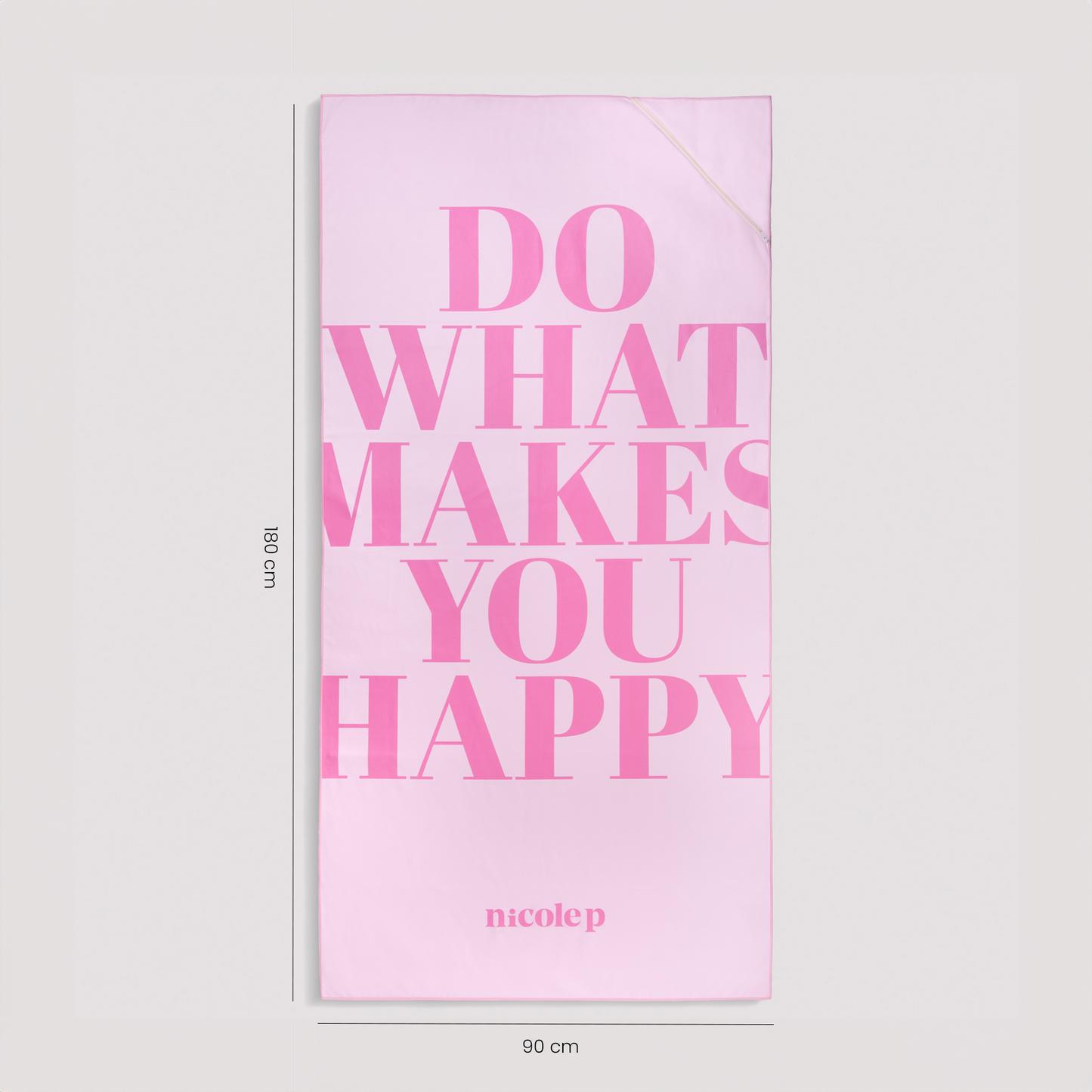 Beach Towel - Happy