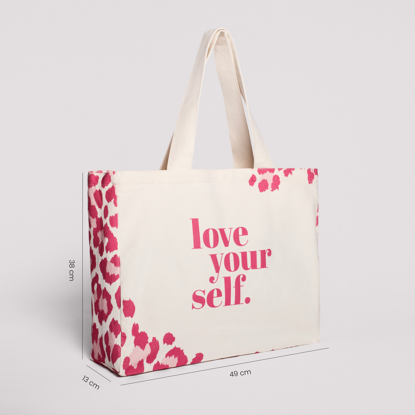 Tote Bag - Pink Leopard BIG