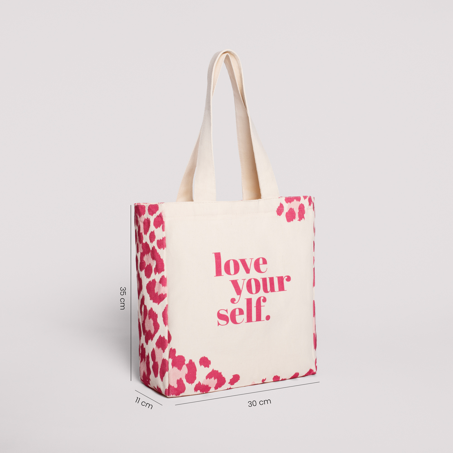 Tote Bag - Pink Leopard SMALL