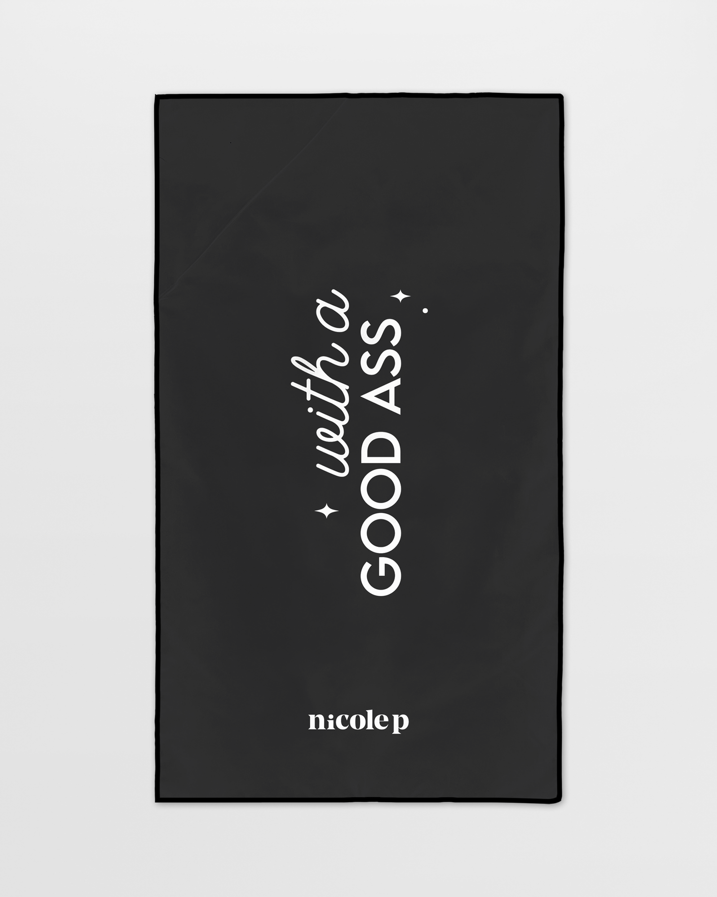 Gym Towel - Badass Black
