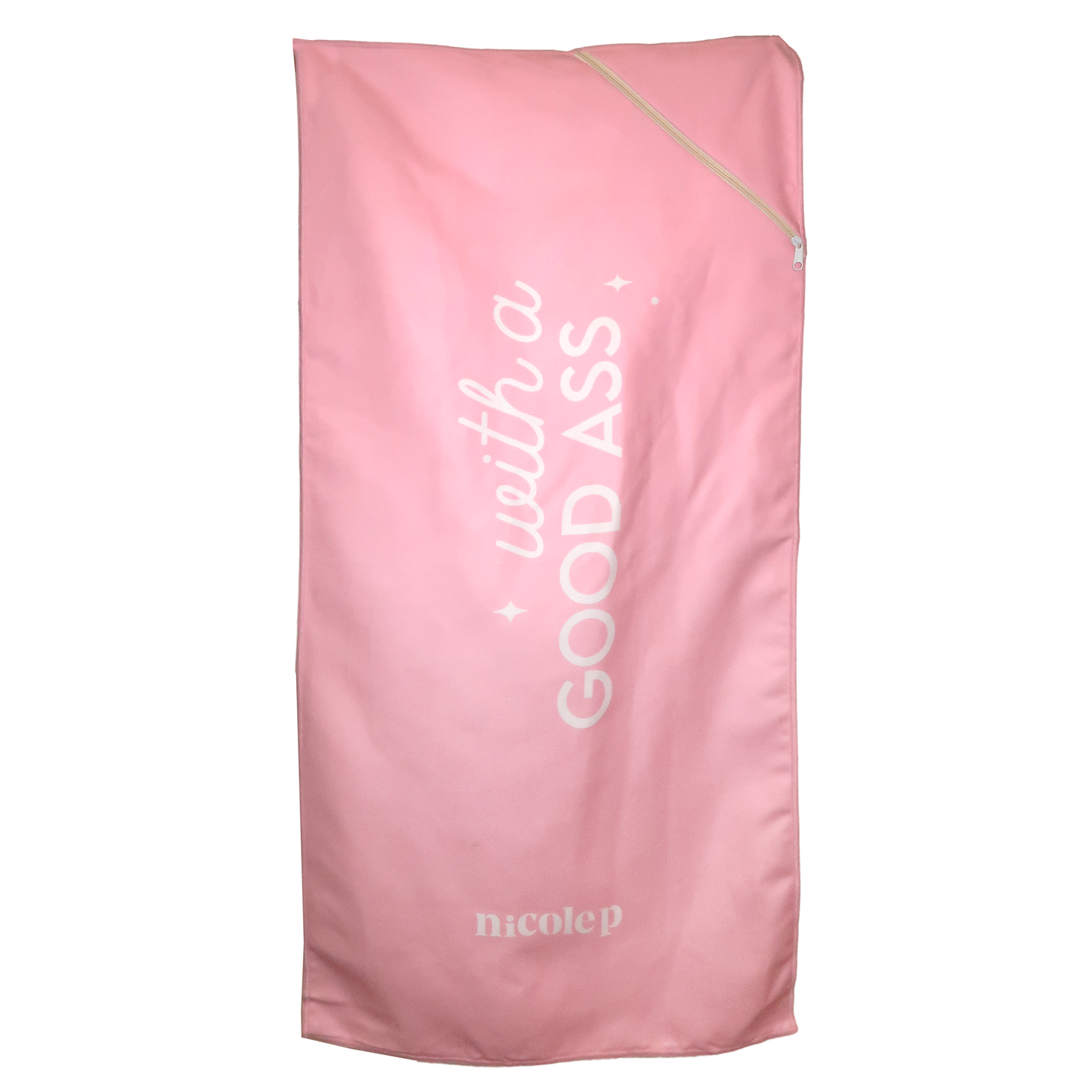 Badass Pink gym towel