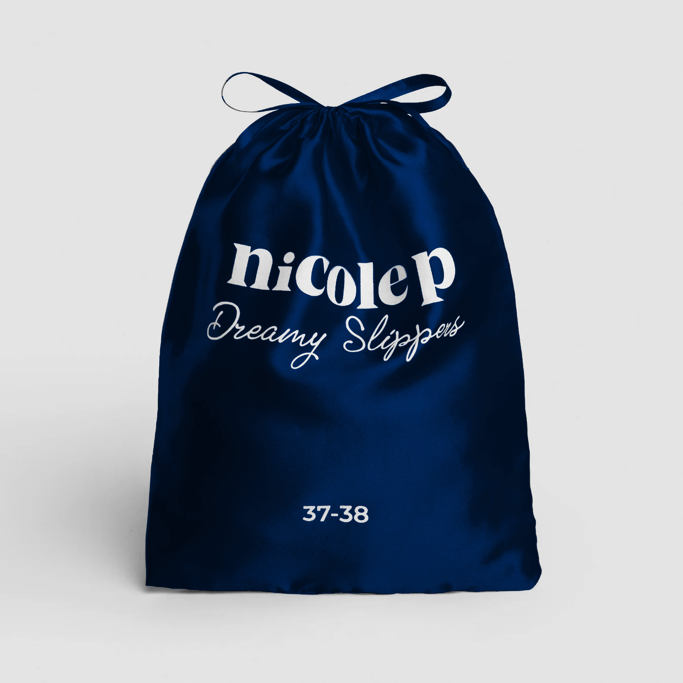 Fluffy Slippers - Blue Navy