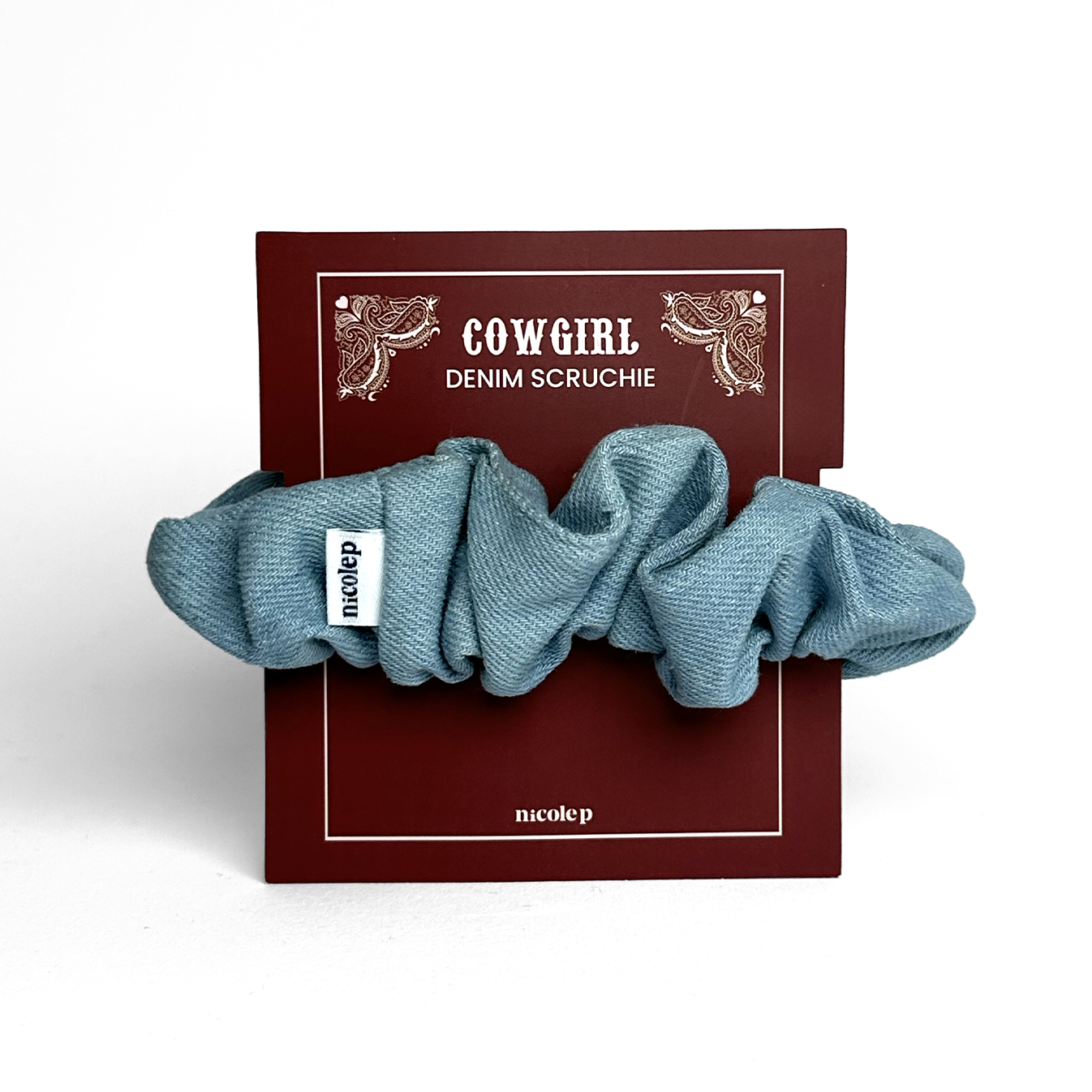 Country Scrunchie - Light Blue