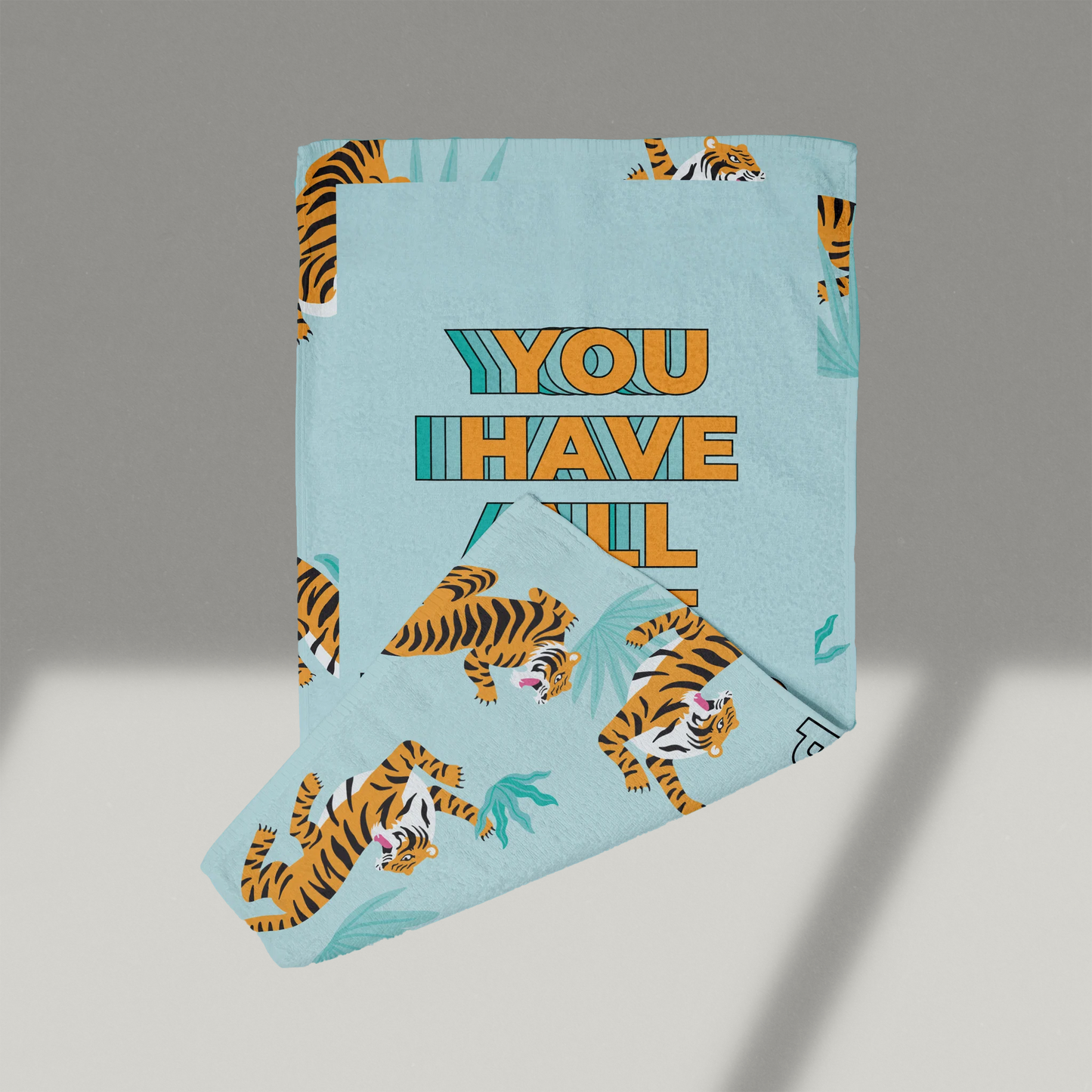 Beach Towel - The Turquoise Tiger