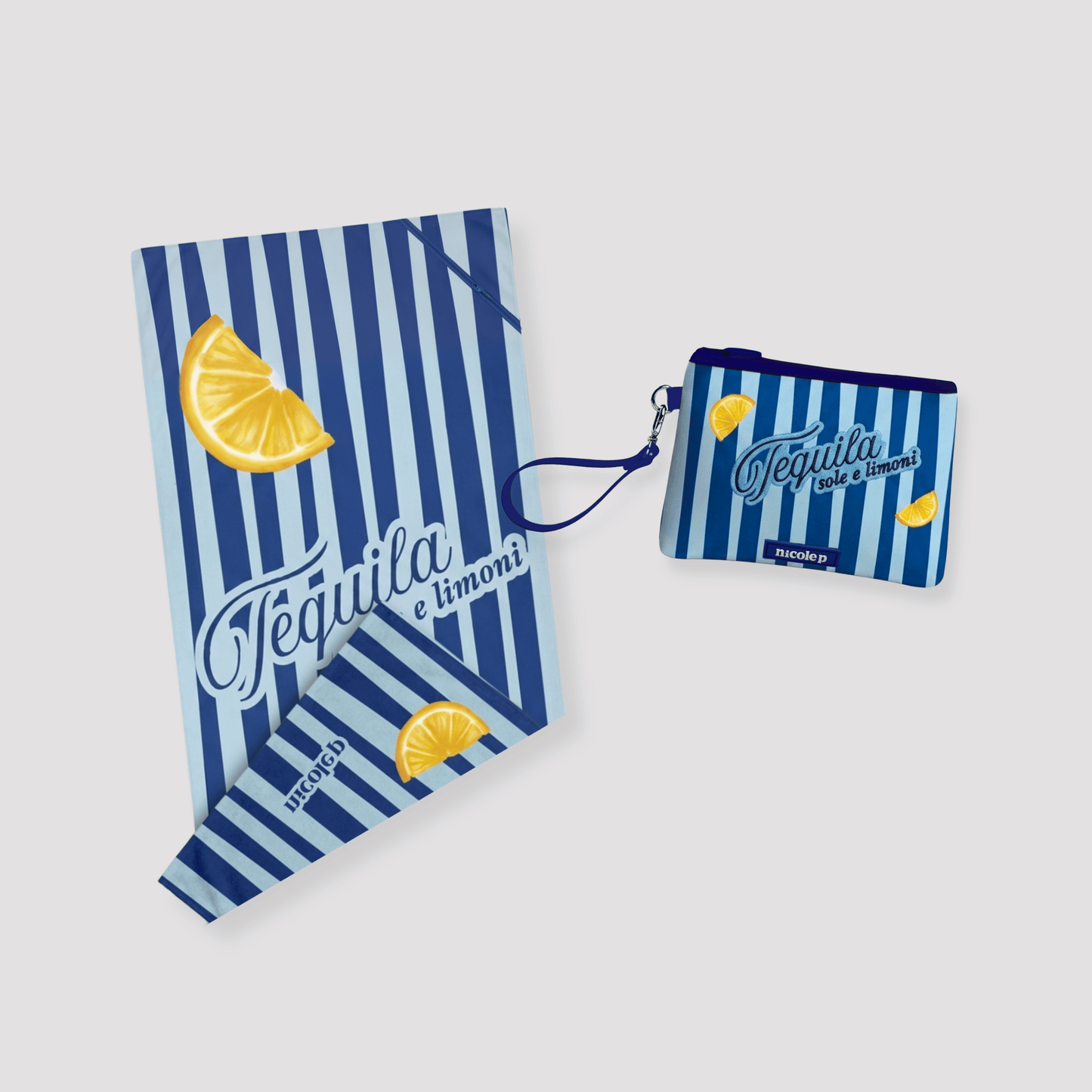 Telo Mare & Pochette Set - Tequila