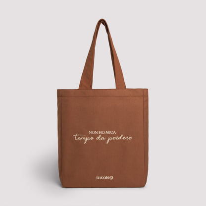 Tote Bag - Non Ho Mica Tempo Da Perdere SMALL