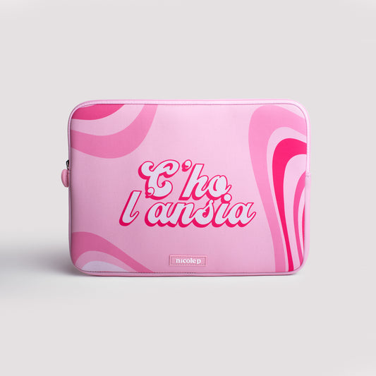 Pink C'ho l'ansia - custodia laptop