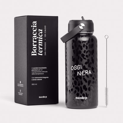 Borraccia Termica - Oggi Nera