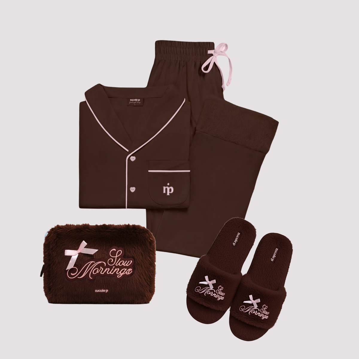 Fluffy Comfort Set Chocolate