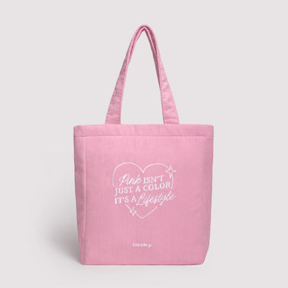 Corduroy Bag Pink