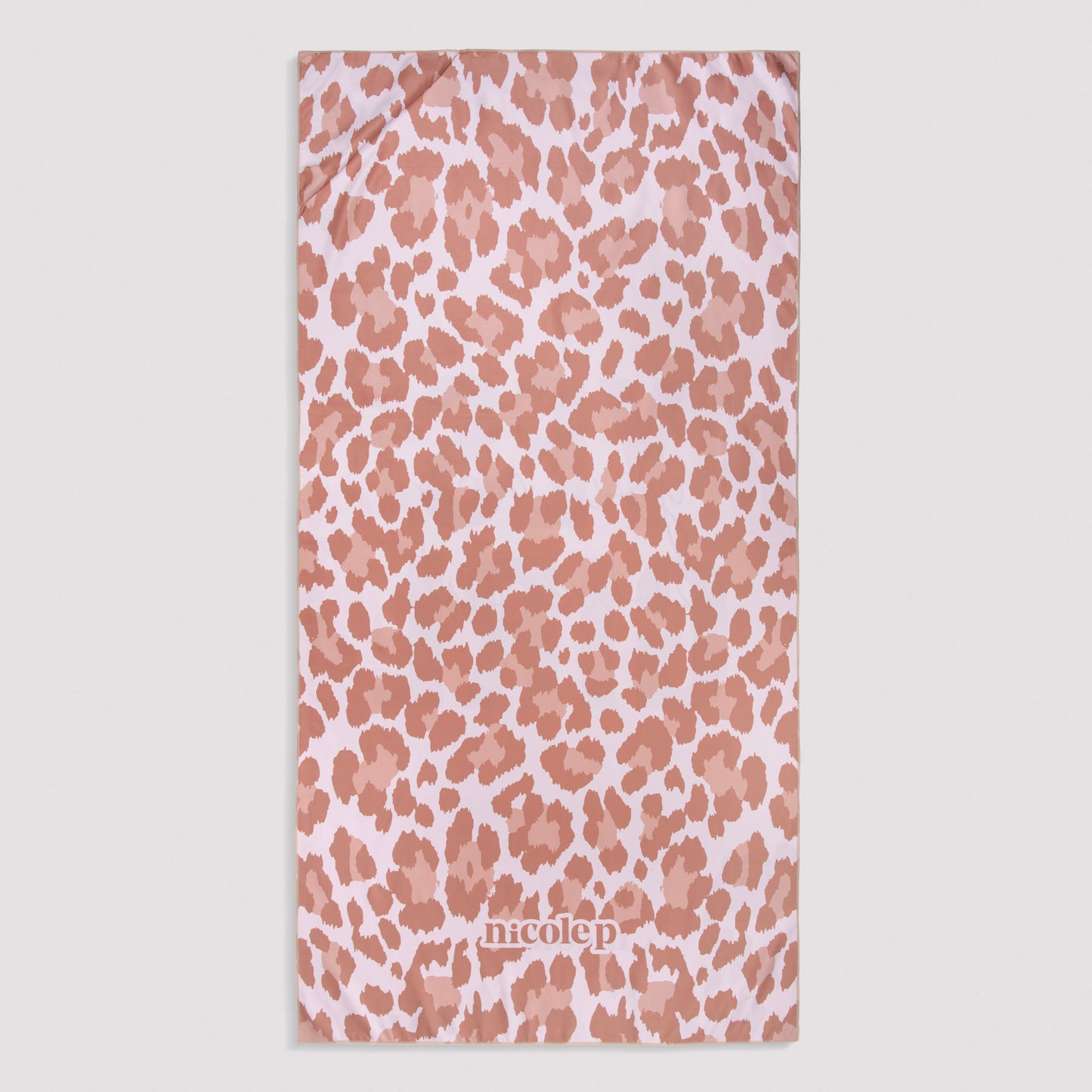 Yes Girl Leopard - beach towel