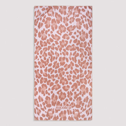 Yes Girl Leopard - beach towel