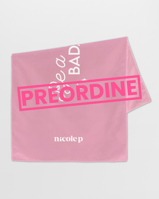 PREORDINE Badass Pink - gym towel