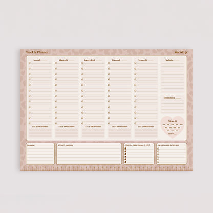 Weekly Planner - Planner perpetuo da 56 settimane