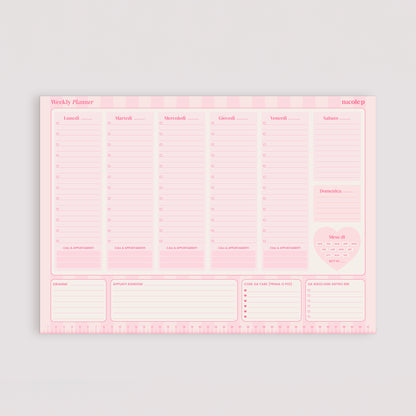 Weekly Planner - Planner perpetuo da 56 settimane