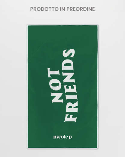 PREORDINE Not friends - gym towel