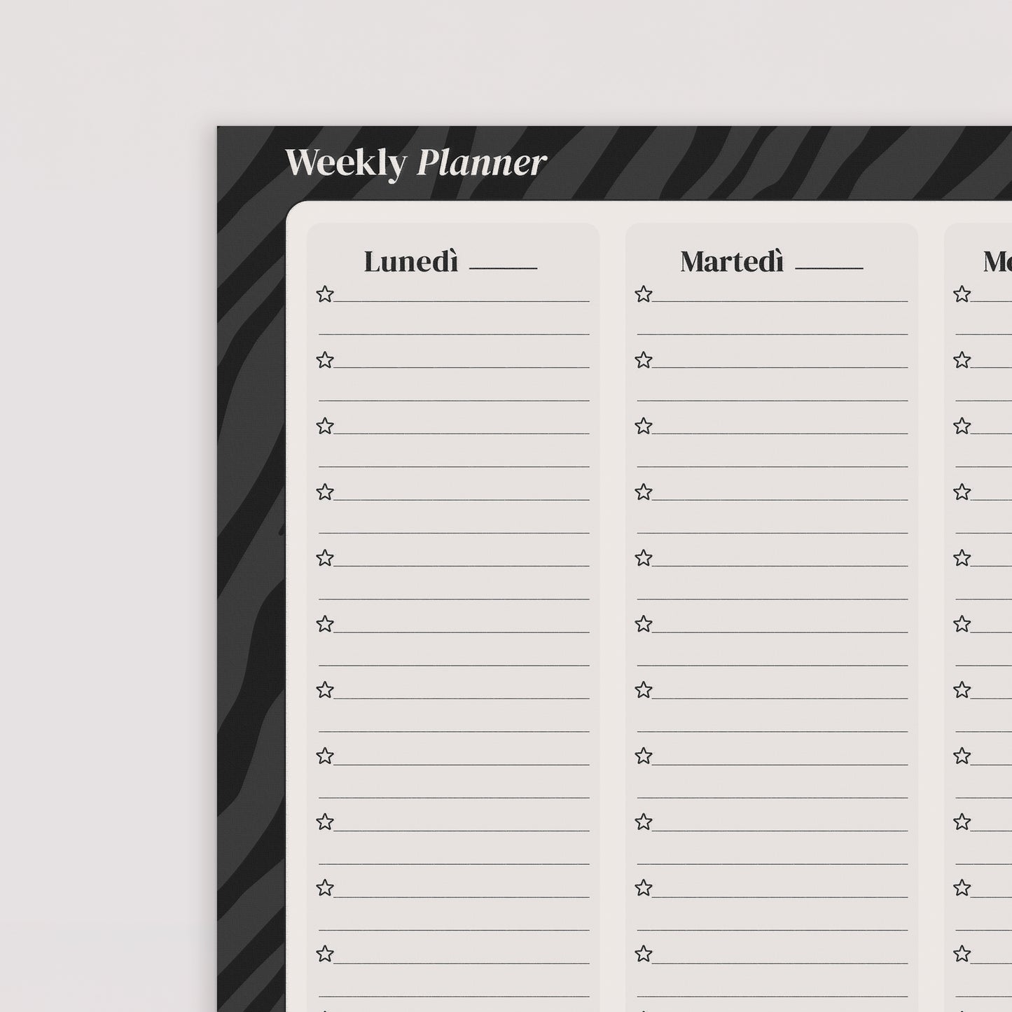 Weekly Planner - Planner perpetuo da 56 settimane