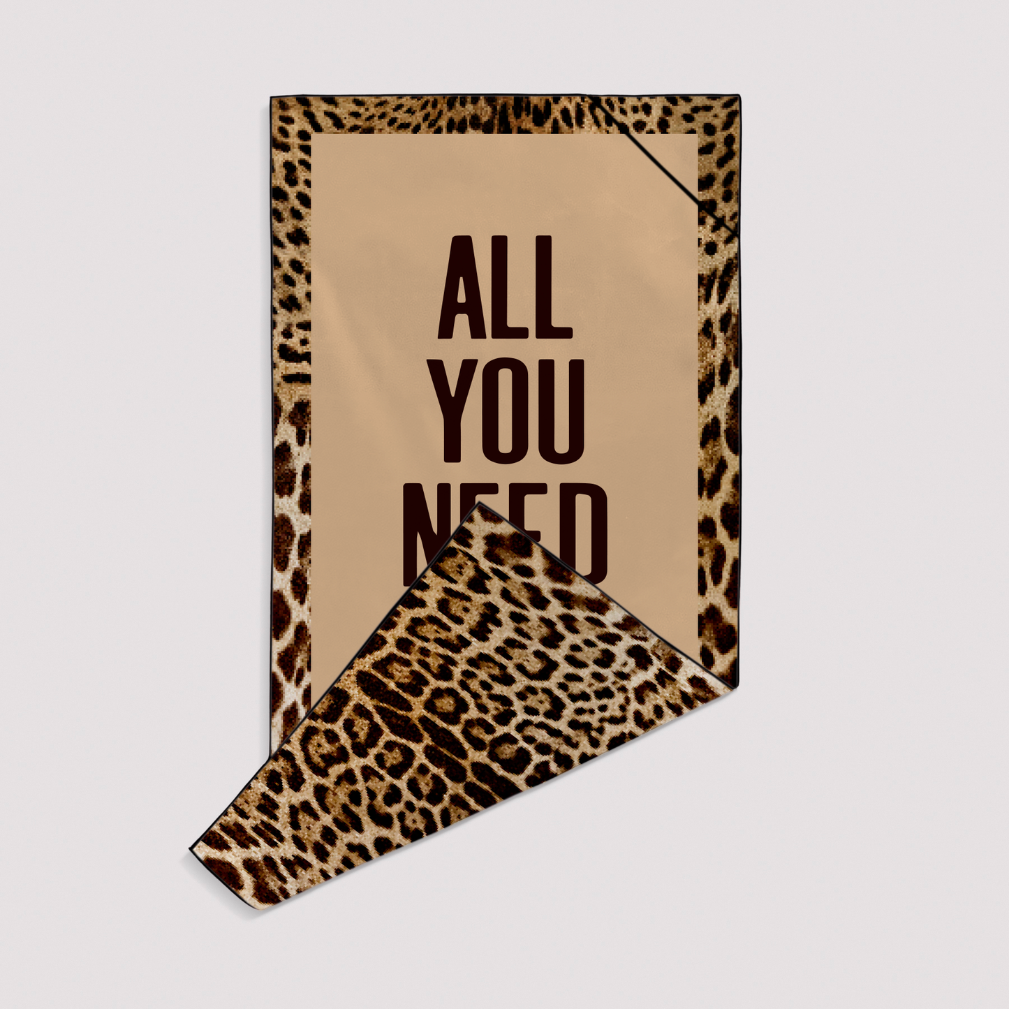 Leopard Obsessed - beach towel