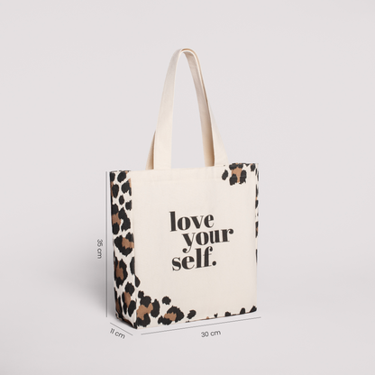 Leopard Safari - small tote bag