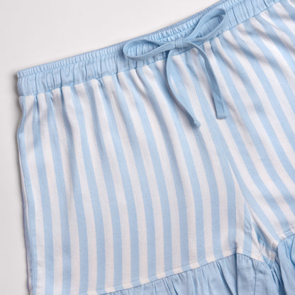 Dreamy Summer Light Blue - Camicetta & Canotta + Pantaloncino Set