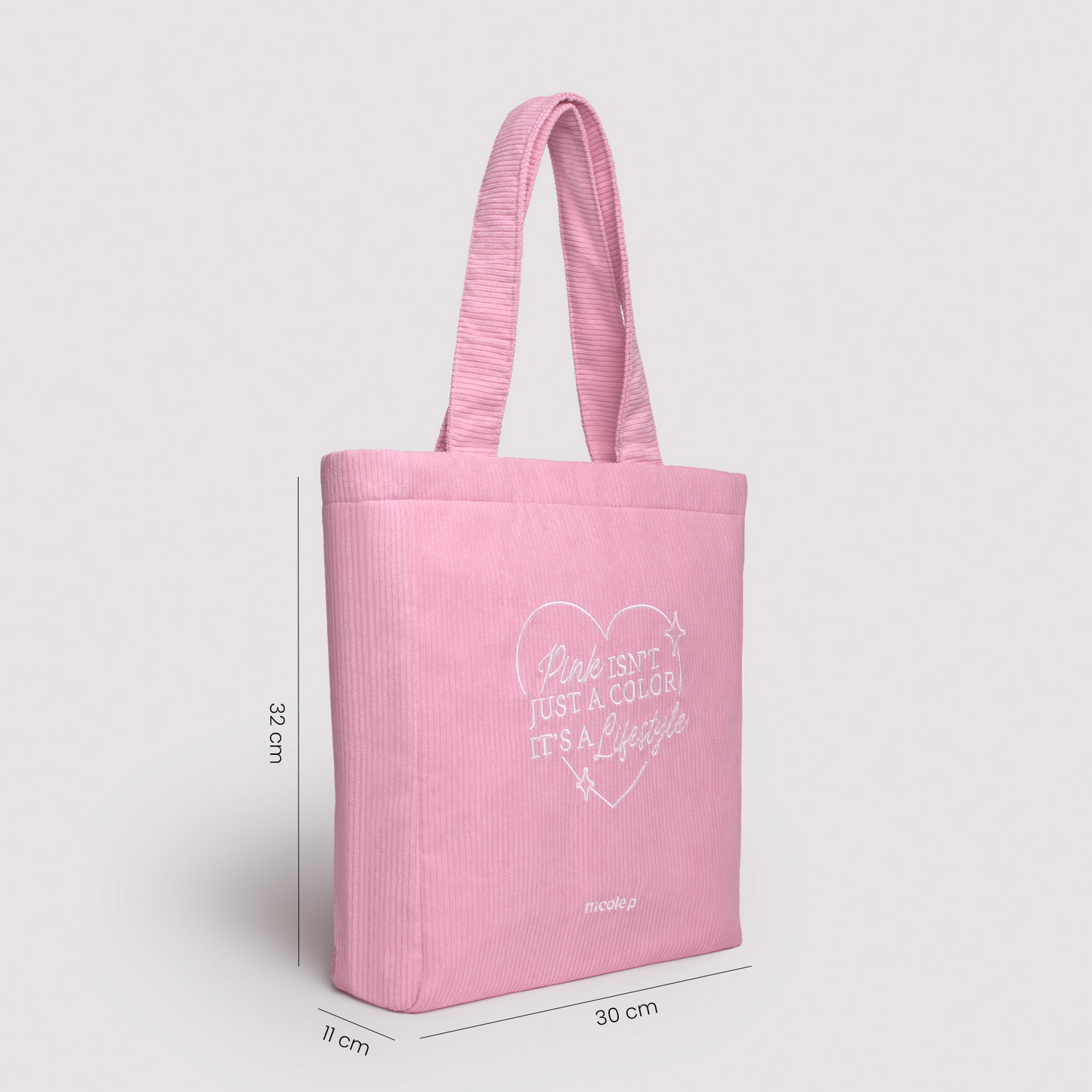 Corduroy Bag Pink